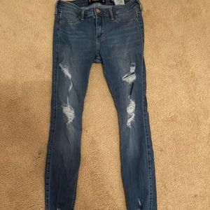 Hollister Blue Skinny Jeans